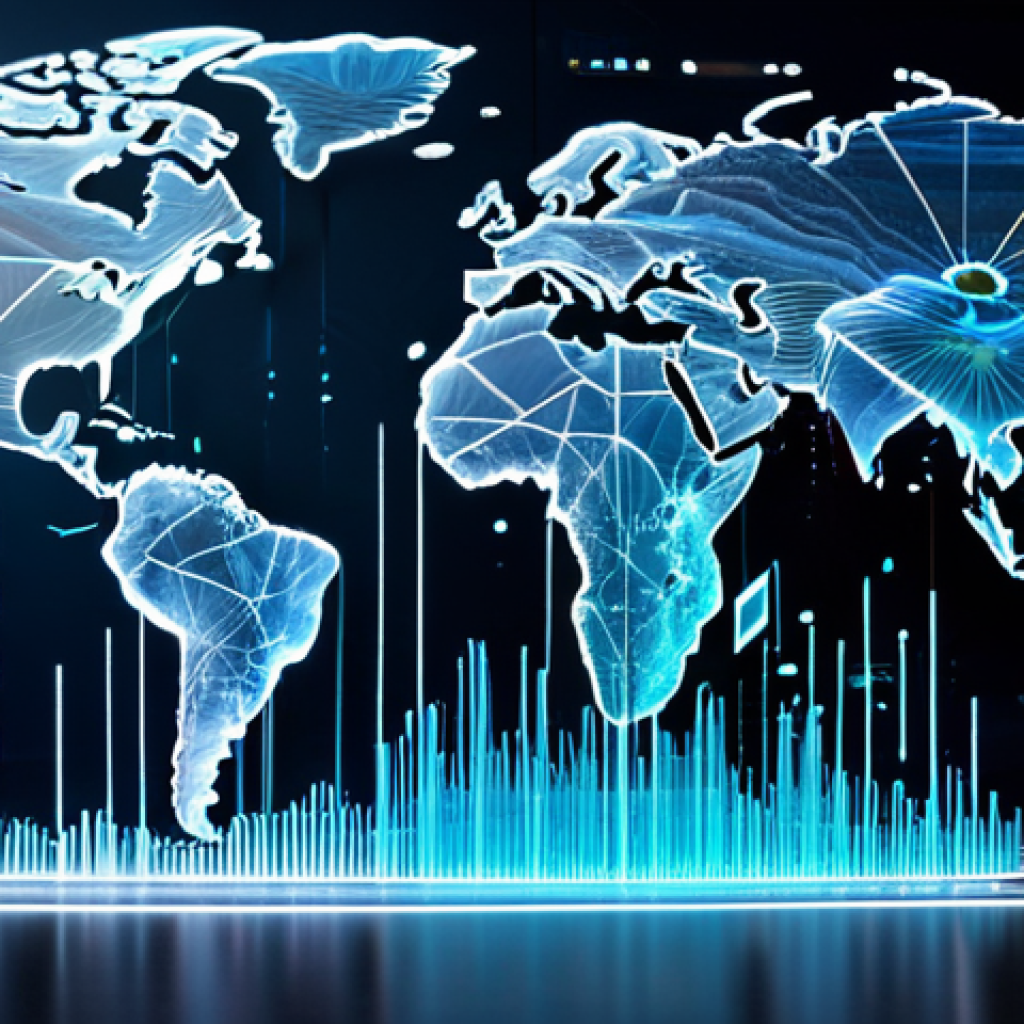 A dynamic conceptual image depicting the future of tourism financial management. Abstract financial data visualizations, glowing lines of information flow, and subtle holographic charts emerge from a central cloud icon, representing digital transformation and AI-powered analytics. The scene is set against a clean, modern, and high-tech backdrop, emphasizing transparency, efficiency, and real-time insights in the global tourism industry. Safe for work, appropriate content, professional, family-friendly, high-quality, sharp focus, professional photography, conceptual art.