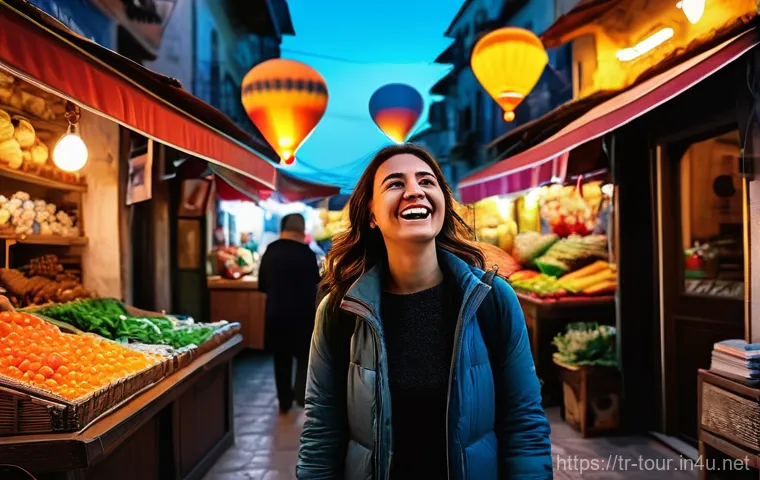 여행의 개인화 트렌드 - **"A woman in her late 20s, wearing stylish casual travel attire, is enthusiastically interacting wi...