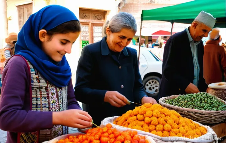 지속 가능한 관광 - A cheerful Turkish family, including a mother, father, and two children (one toddler wearing a visib... 지속 가능한 관광 - A cheerful Turkish family, including a mother, father, and two children (one toddler wearing a visib...