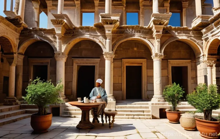 지역 관광 - A kind-faced local woman, dressed in modest, traditional Aegean attire, is gracefully preparing a fr... 지역 관광 - A kind-faced local woman, dressed in modest, traditional Aegean attire, is gracefully preparing a fr...