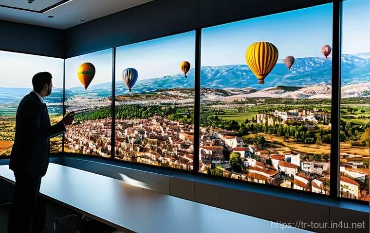 관광 경영 이론 - **Strategic Vision for Turkish Tourism:**
A vibrant, modern office space with large windows over...