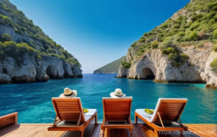 해양 관광 관련 정책 - **Prompt:** A serene and picturesque eco-tourism experience in a secluded Turkish Aegean cove. The s... 해양 관광 관련 정책 - **Prompt:** A serene and picturesque eco-tourism experience in a secluded Turkish Aegean cove. The s...