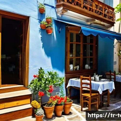 Home 30 해양 생태 관광 - **Prompt:** A picturesque boutique guesthouse in a charming, historic Turkish coastal town, reminisc...