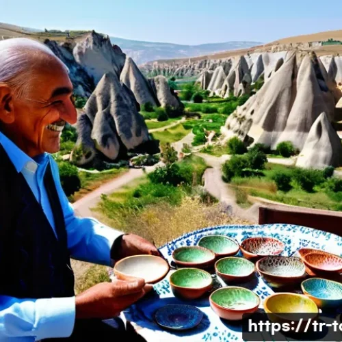 Home 28 관광산업 경제적 중요성 - **A Vibrant Cappadocia Artisan Market**
A heartwarming and bustling scene in a sun-drenched arti...
